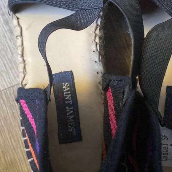 Saint James striped multi color espadrilles size 39 / US 8 - Picture 6 of 8
